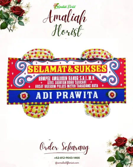 Papan Bunga Ucapan Selamat Watukebo